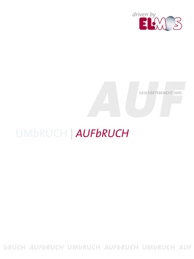 Thumbnail Elmos Semiconductor Annual Report 2005