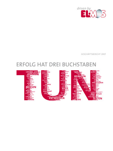 Thumbnail Elmos Semiconductor Annual Report 2007