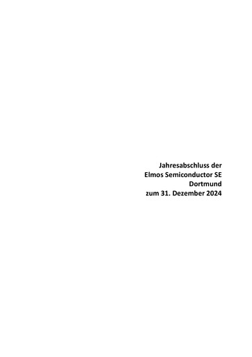 Thumbnail Elmos Semiconductor Financial Statement 2024