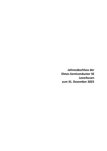 Thumbnail Elmos Semiconductor Financial Statement 2025