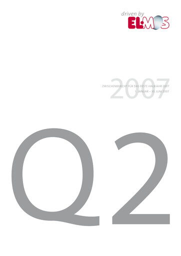 Thumbnail Elmos Semiconductor Half-year Report 2007-h1