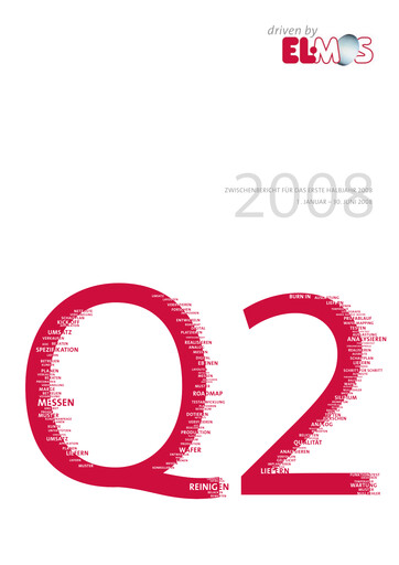 Thumbnail Elmos Semiconductor Half-year Report 2008-h1