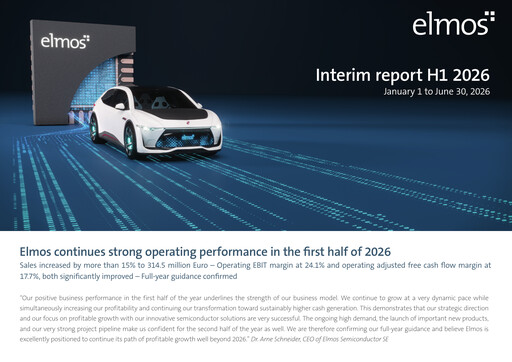 Thumbnail Elmos Semiconductor Half-year Report 2026-h1