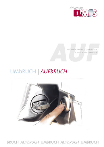 Vorschaubild Elmos Semiconductor Quartalsbericht 2006-q3