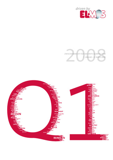 Miniature Elmos Semiconductor Rapport trimestriel 2008-q1