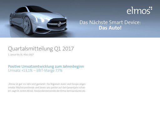 Vorschaubild Elmos Semiconductor Quartalsbericht 2017-q1