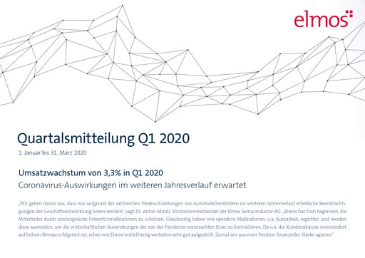 Vorschaubild Elmos Semiconductor Quartalsbericht 2020-q1