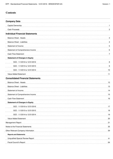 Thumbnail Bradespar Financial Statement 2016