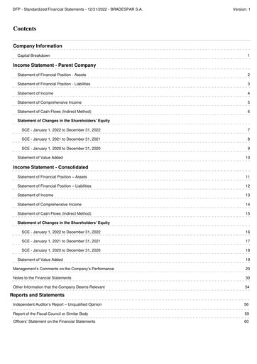 Thumbnail Bradespar Financial Statement 2022