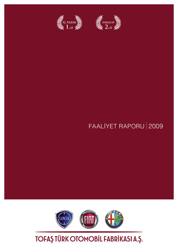 Thumbnail Tofaş Türk Otomobil Fabrikası Annual Report 2009