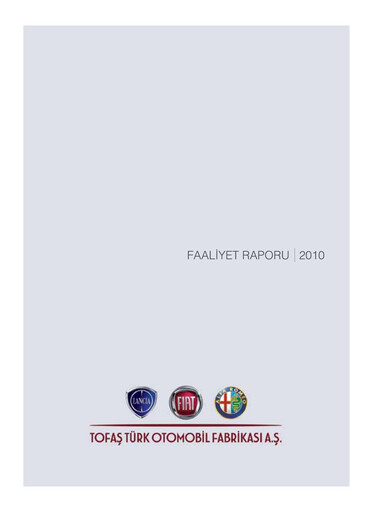 Thumbnail Tofaş Türk Otomobil Fabrikası Annual Report 2010