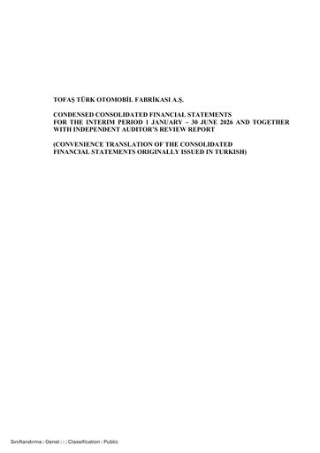 Thumbnail Tofaş Türk Otomobil Fabrikası Half-year Report 2026-h1