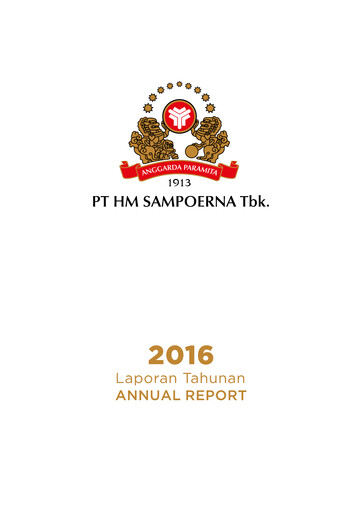 Thumbnail Sampoerna
 Annual Report 2016