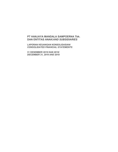 Thumbnail Sampoerna
 Financial Statement 2019