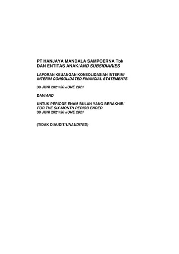 Thumbnail Sampoerna
 Half-year Report 2021-h1