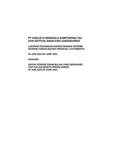 Thumbnail Sampoerna
 Half-year Report 2022-h1