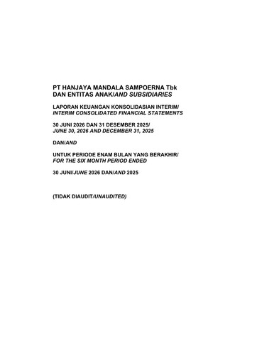Thumbnail Sampoerna
 Half-year Report 2026-h1
