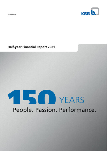 Miniature KSB SE & Co. KGaA Rapport semestriel 2021-h1