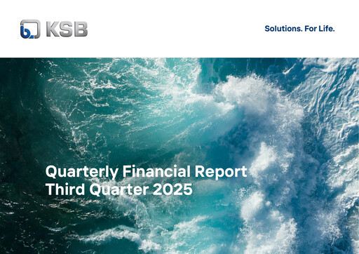 Miniature KSB SE & Co. KGaA Rapport trimestriel 2025-q3