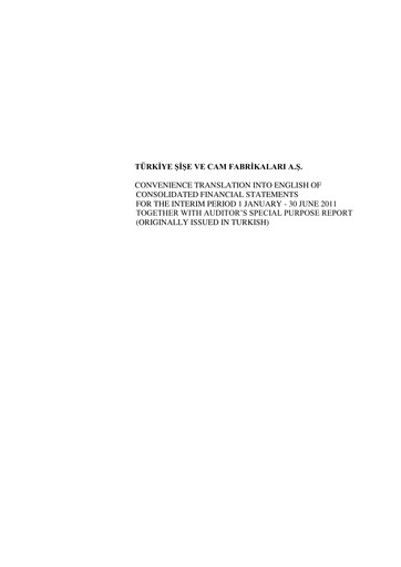 Thumbnail Şişecam Half-year Report 2011-h1