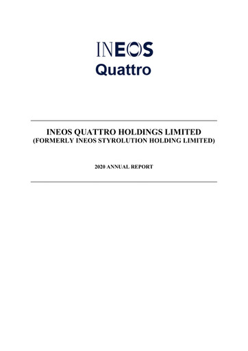 Thumbnail INEOS Styrolution
 Annual Report 2020