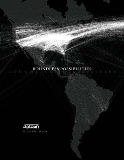 Thumbnail Adtran Networks Annual Report 2012