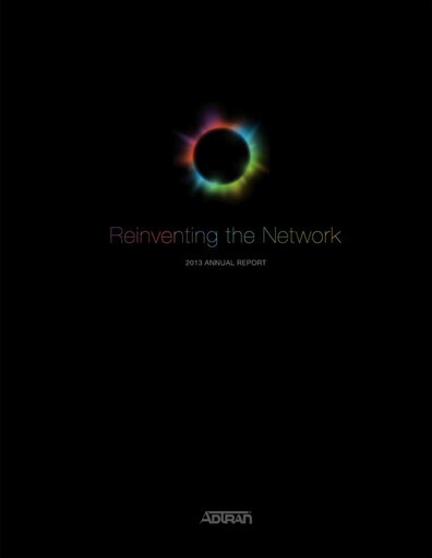 Thumbnail Adtran Networks Annual Report 2013