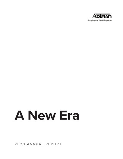 Thumbnail Adtran Networks Annual Report 2020