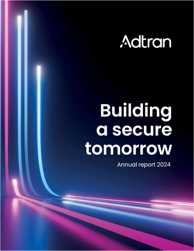 Thumbnail Adtran Networks Annual Report 2024