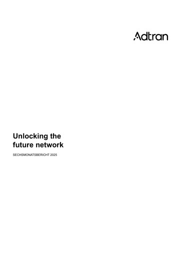 Thumbnail Adtran Networks Half-year Report 2025-h1