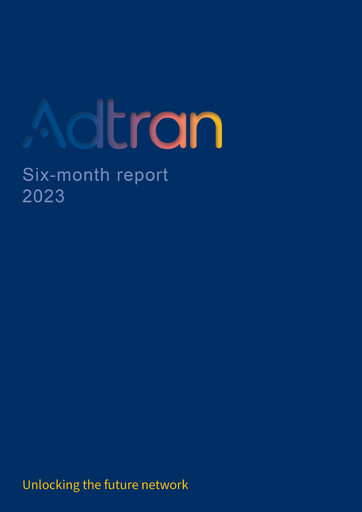 Thumbnail Adtran Networks Half-year Report 2023-h1