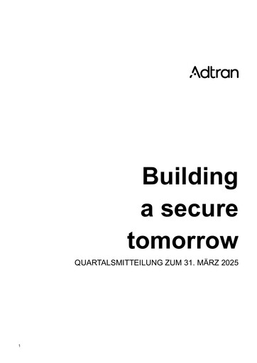 Thumbnail Adtran Networks Quarterly Report 2025-q1