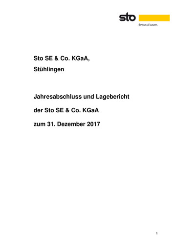 Thumbnail Sto SE & Co. KGaA Financial Statement 2017