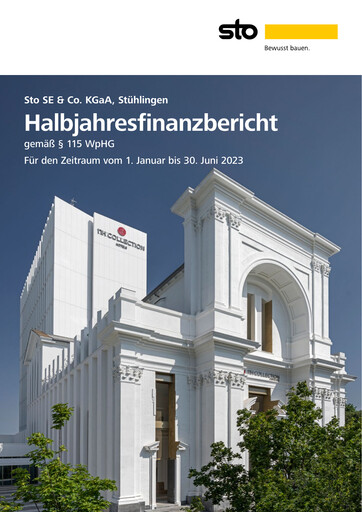 Thumbnail Sto SE & Co. KGaA Half-year Report 2023-h1