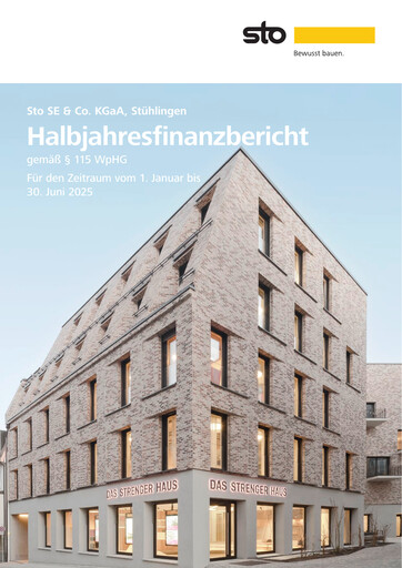 Thumbnail Sto SE & Co. KGaA Half-year Report 2025-h1