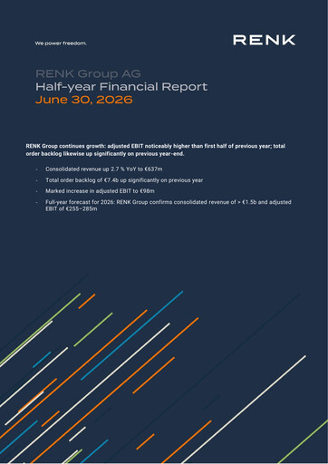 Thumbnail RENK Group Half-year Report 2026-h1
