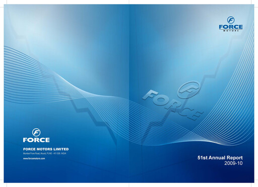 Thumbnail Force Motors Annual Report 2009-2010