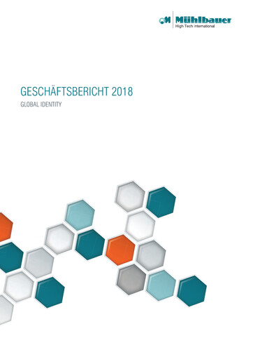 Thumbnail Mühlbauer Holding Annual Report 2018