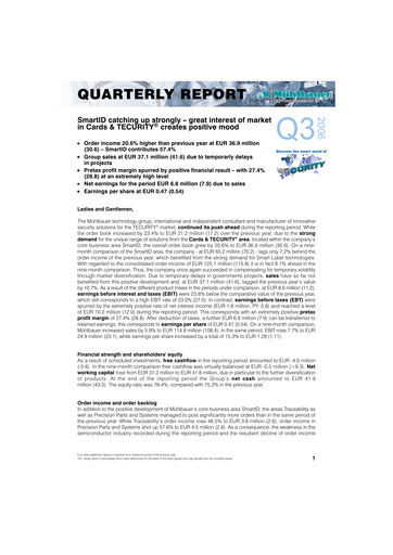 Thumbnail Mühlbauer Holding Quarterly Report 2006-q3