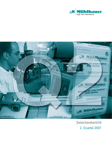 Thumbnail Mühlbauer Holding Quarterly Report 2007-q2