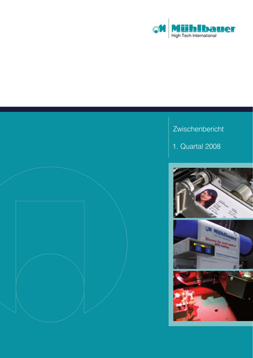 Thumbnail Mühlbauer Holding Quarterly Report 2008-q1
