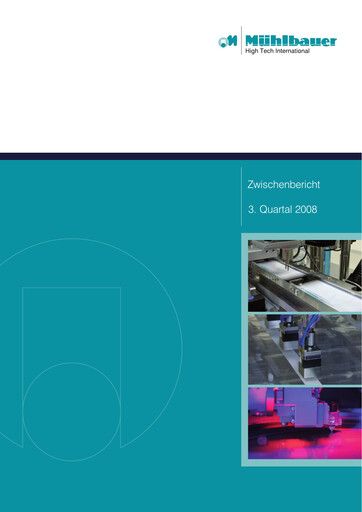 Thumbnail Mühlbauer Holding Quarterly Report 2008-q3