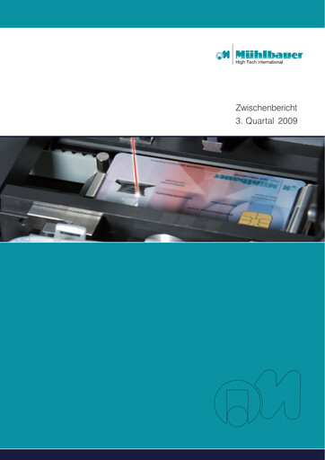 Thumbnail Mühlbauer Holding Quarterly Report 2009-q3
