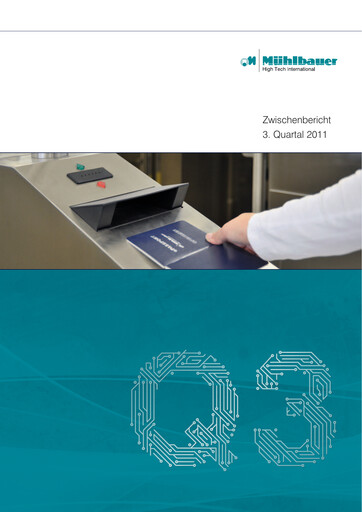 Thumbnail Mühlbauer Holding Quarterly Report 2011-q3