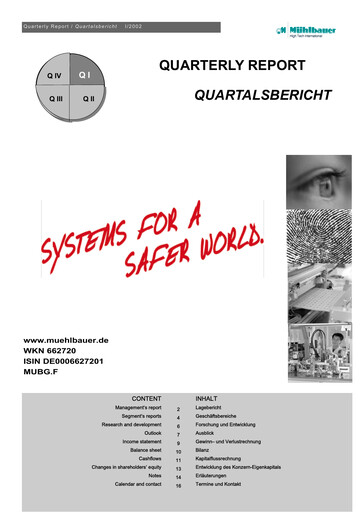 Thumbnail Mühlbauer Holding Quarterly Report 2002-q1