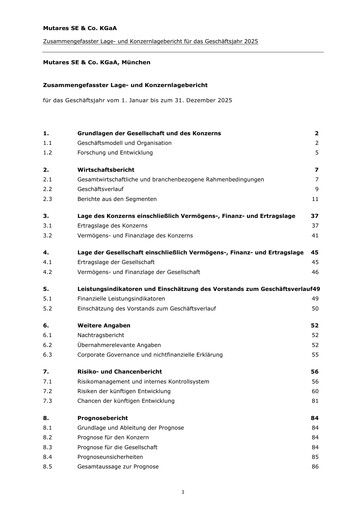Thumbnail Mutares Financial Statement 2025