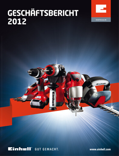Thumbnail Einhell Germany Annual Report 2012