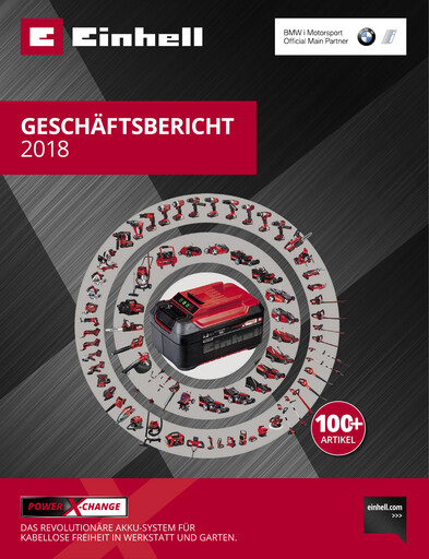 Thumbnail Einhell Germany Annual Report 2018