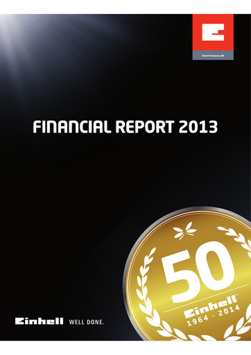 Thumbnail Einhell Germany Financial Statement 2013