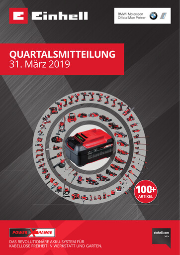 Thumbnail Einhell Germany Quarterly Report 2019-q1
